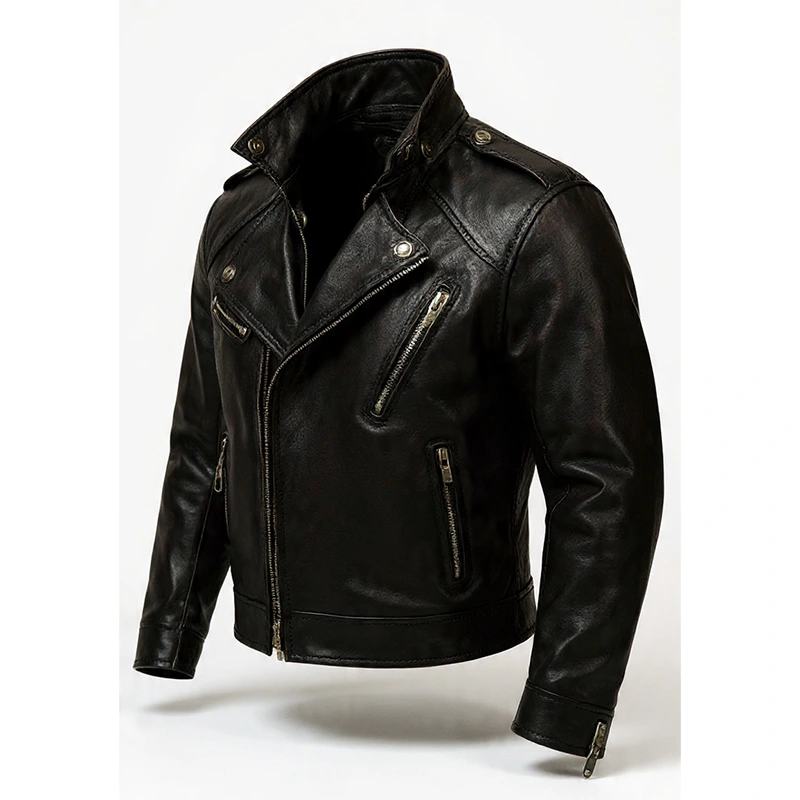 Biker-Genuine-Cowhide-Leather-Jacket-1